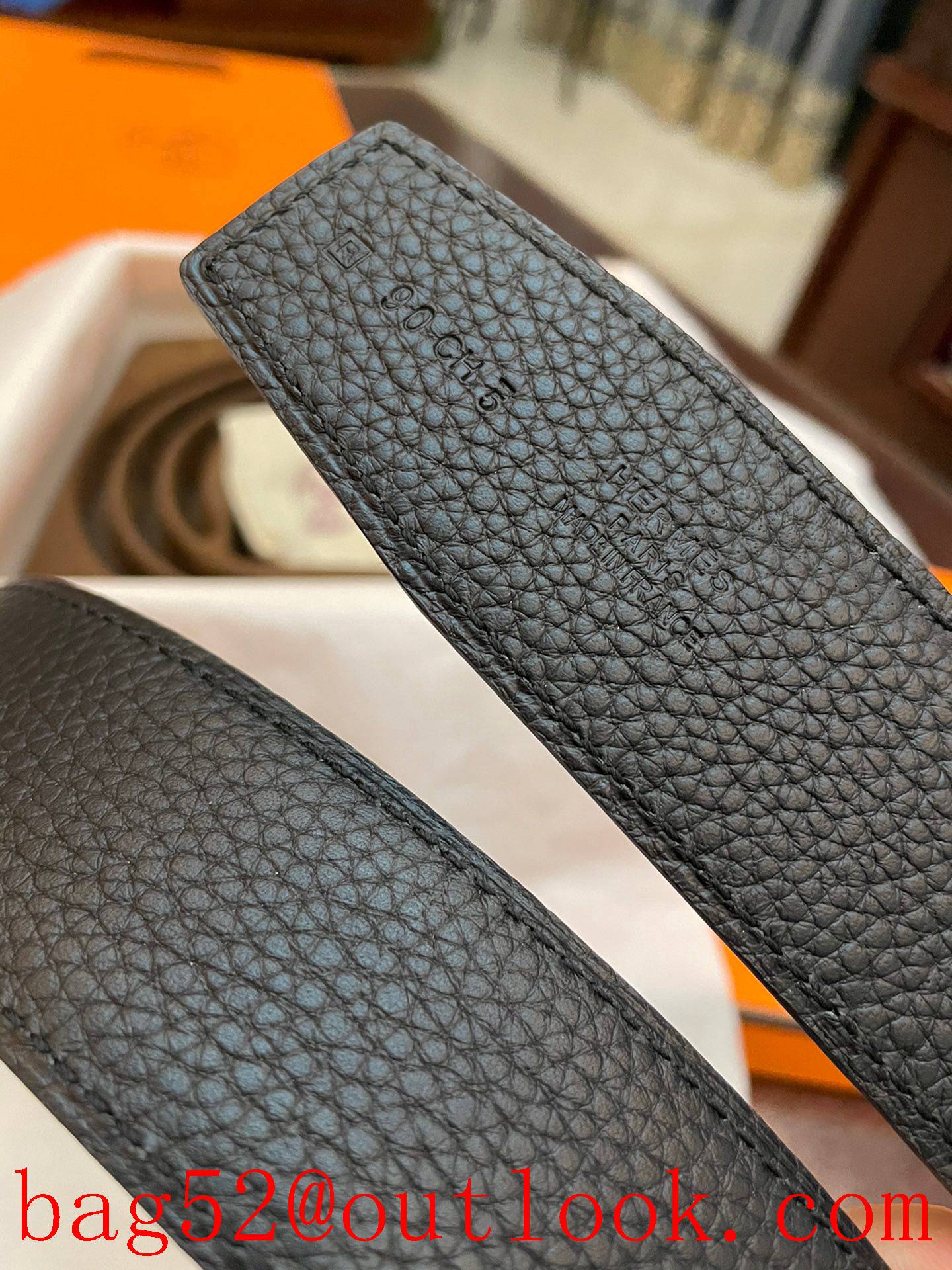 Hermes classic H buckle belt