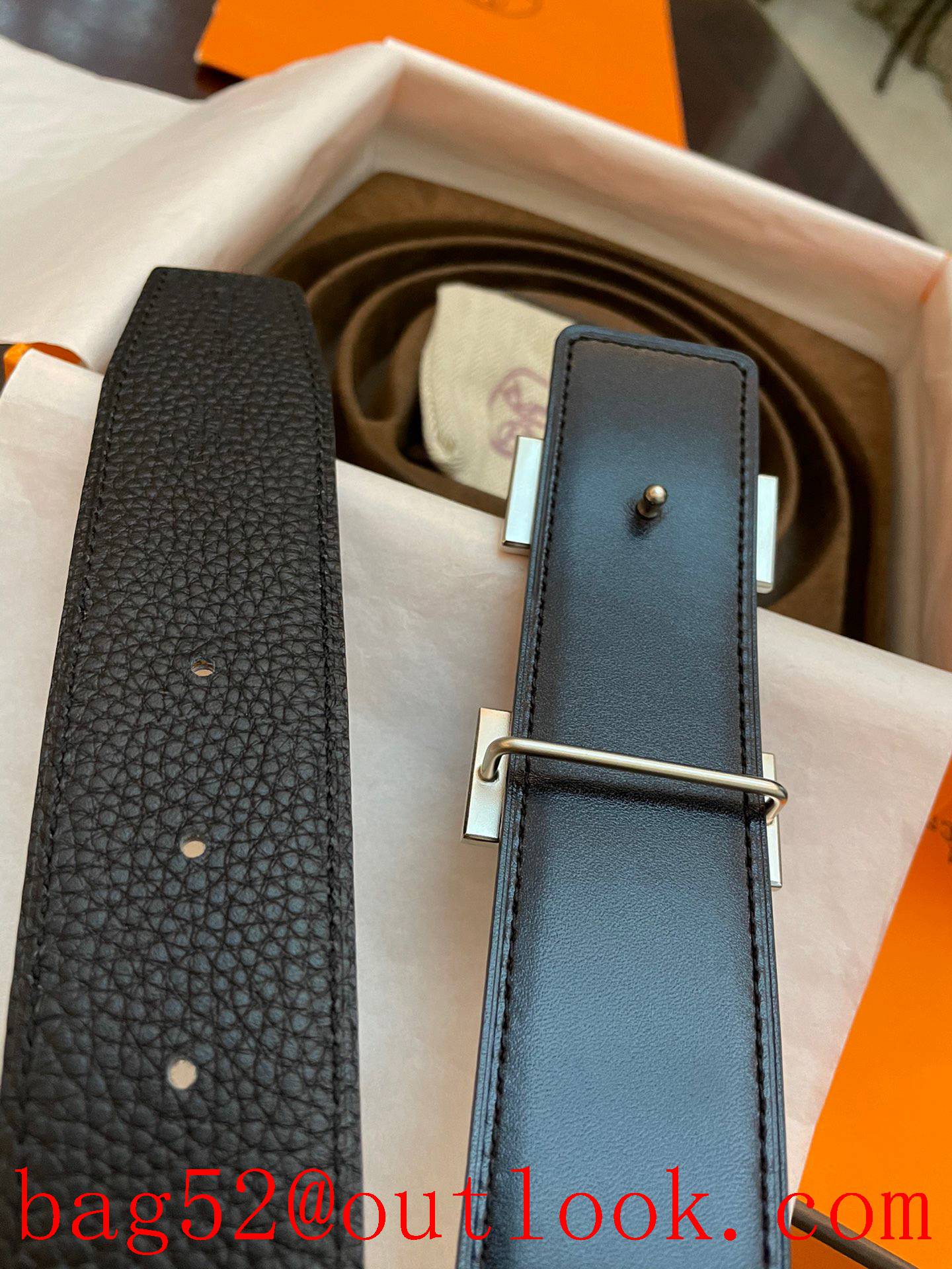 Hermes classic H buckle belt