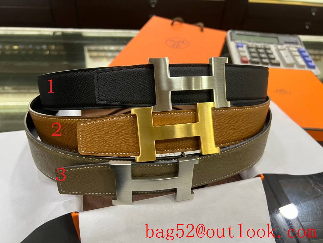 Hermers perfect high quality 3 colors belts