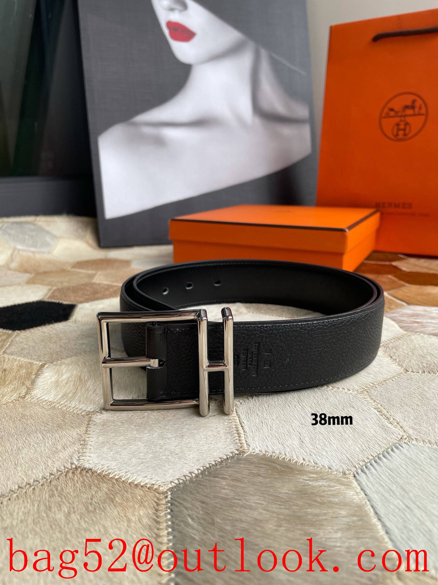 Hermes Hathan Buckle reversible belt