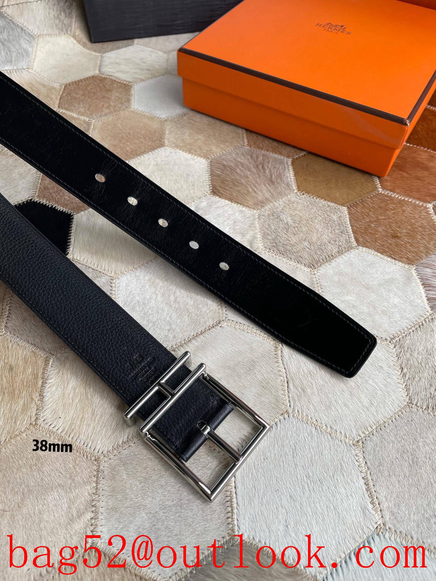 Hermes Hathan Buckle reversible belt