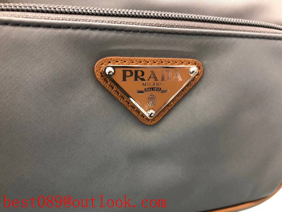 Prada brown fanny pack waist men nylon bag 3A copy