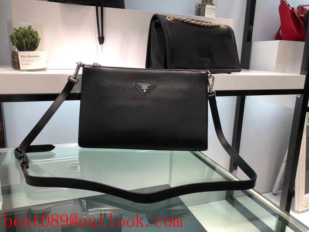 Prada black Hand-held messenger small bag 3A copy