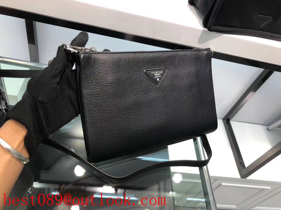 Prada black Hand-held messenger small bag 3A copy