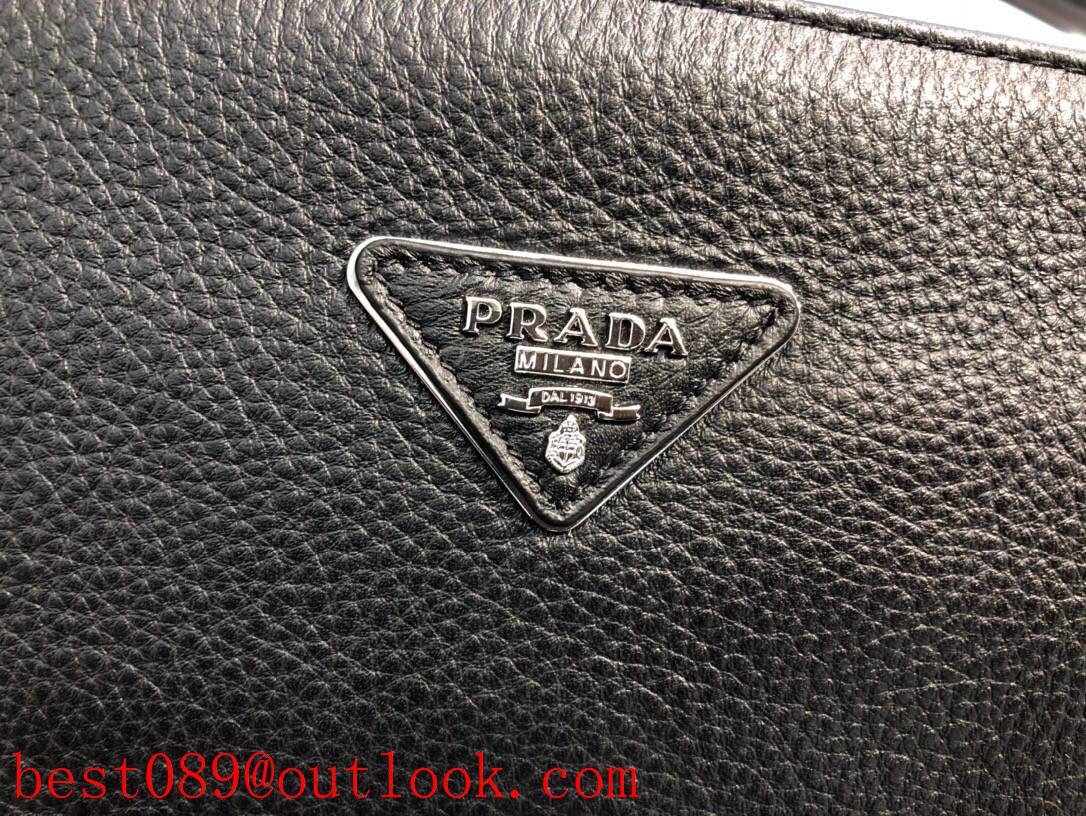 Prada Hand-held black medium messenger bag 3A copy