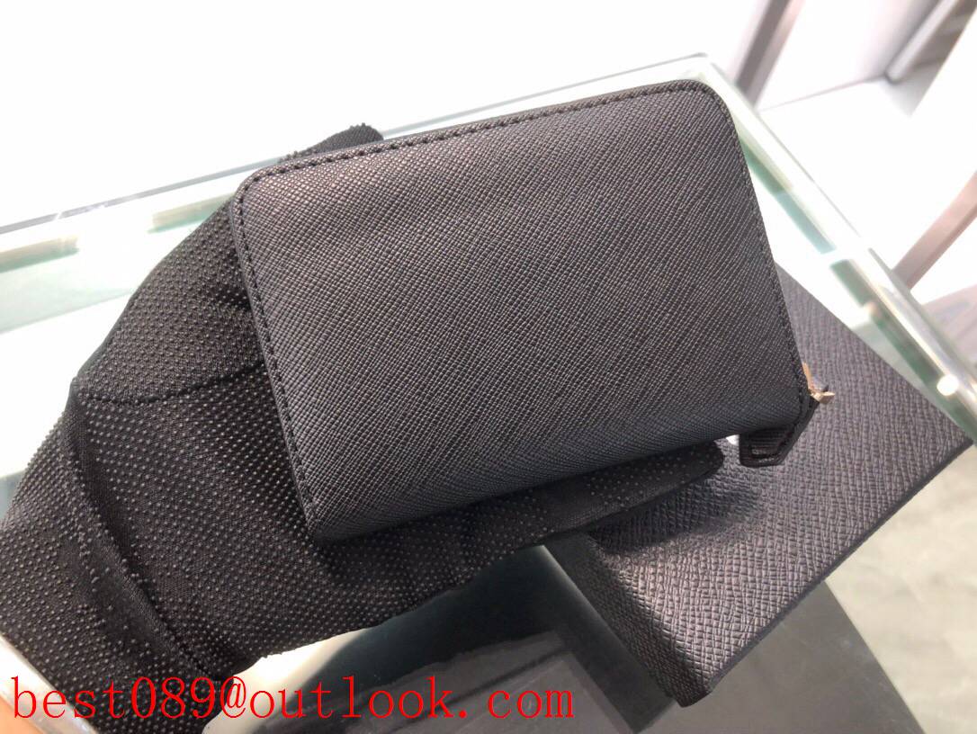 Prada black small handbag wallet coin purse card holder men bag 3A copy