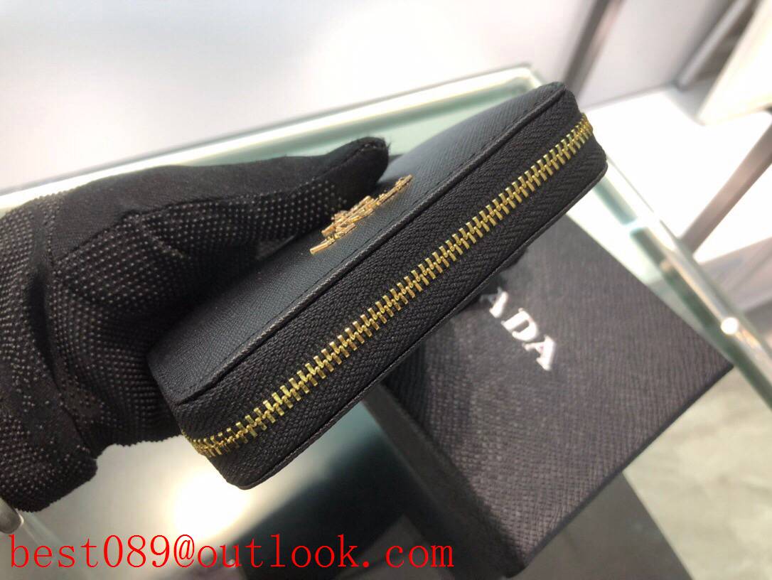 Prada black small handbag wallet coin purse card holder men bag 3A copy