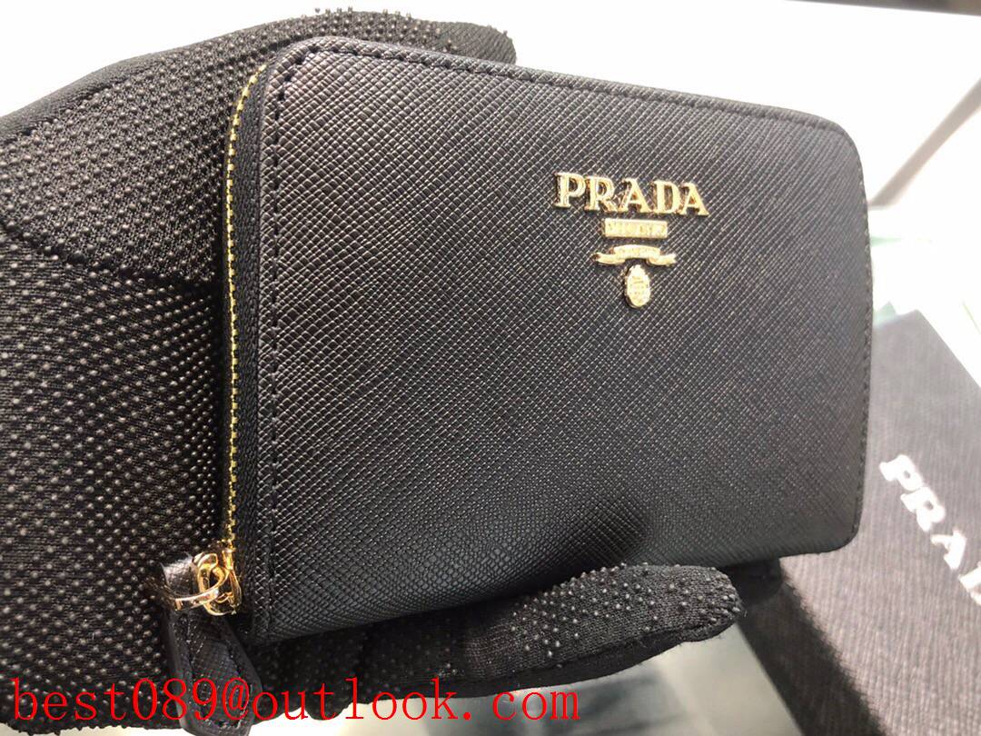 Prada black small handbag wallet coin purse card holder men bag 3A copy