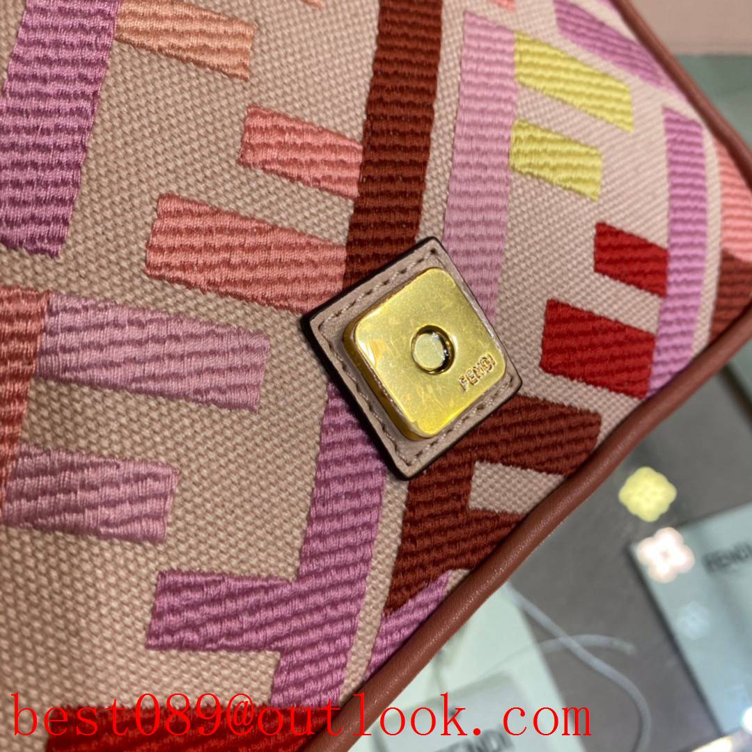 Fendi Baguette French Stick indispensable classic style Pink small shoulder bag 3A copy