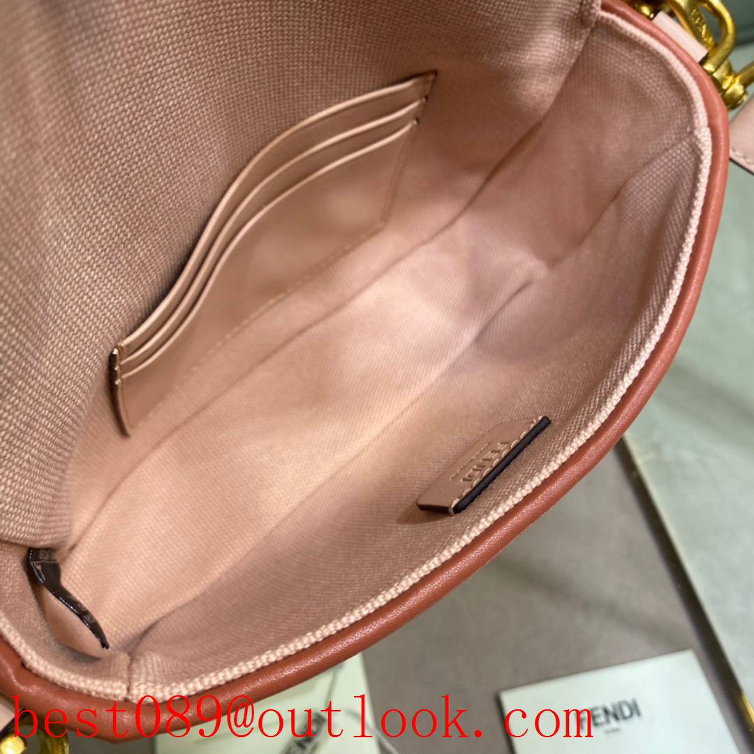 Fendi Baguette French Stick indispensable classic style Pink small shoulder bag 3A copy
