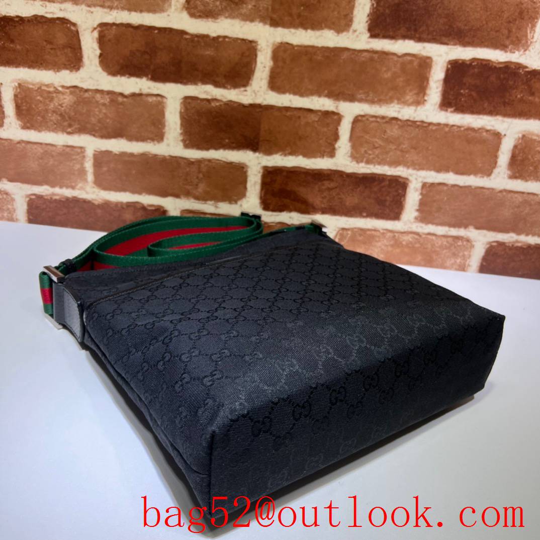 Gucci black square shape front pocket shoulder men bag