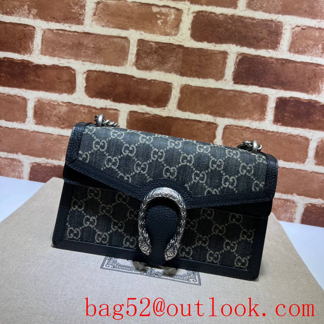 Gucci black Dionysus Small GG Shoulder Bag