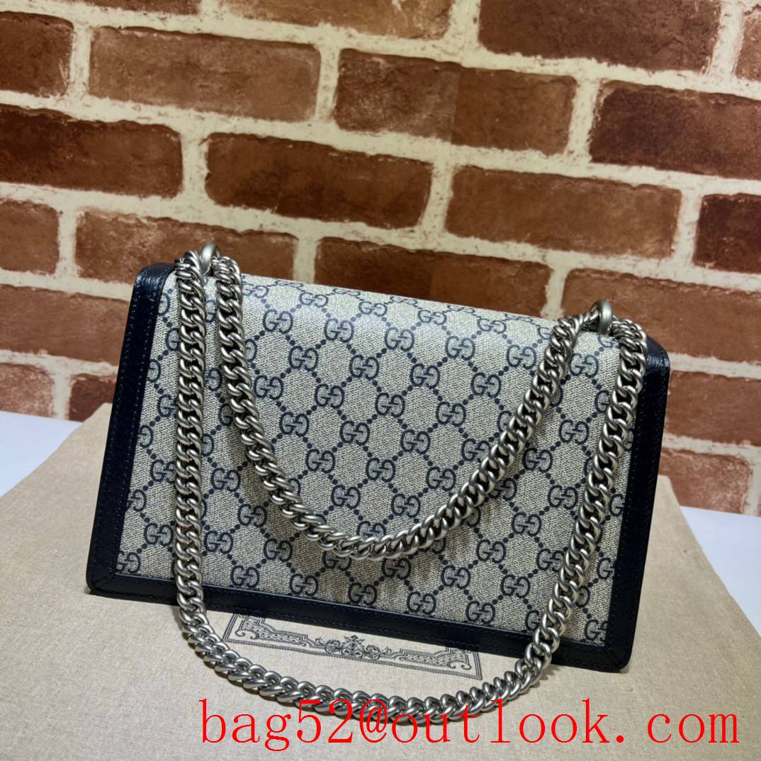 Gucci blue Dionysus Small Shoulder sliver Chain shoulder Bag