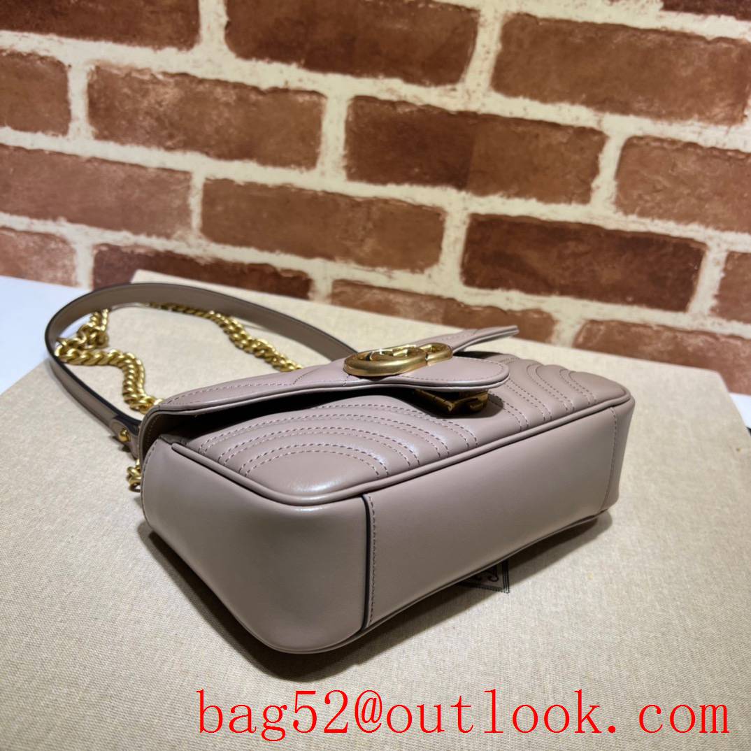 Gucci GG Marmont mini shoulder grey bag