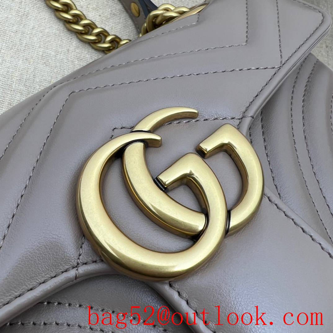 Gucci GG Marmont mini shoulder grey bag