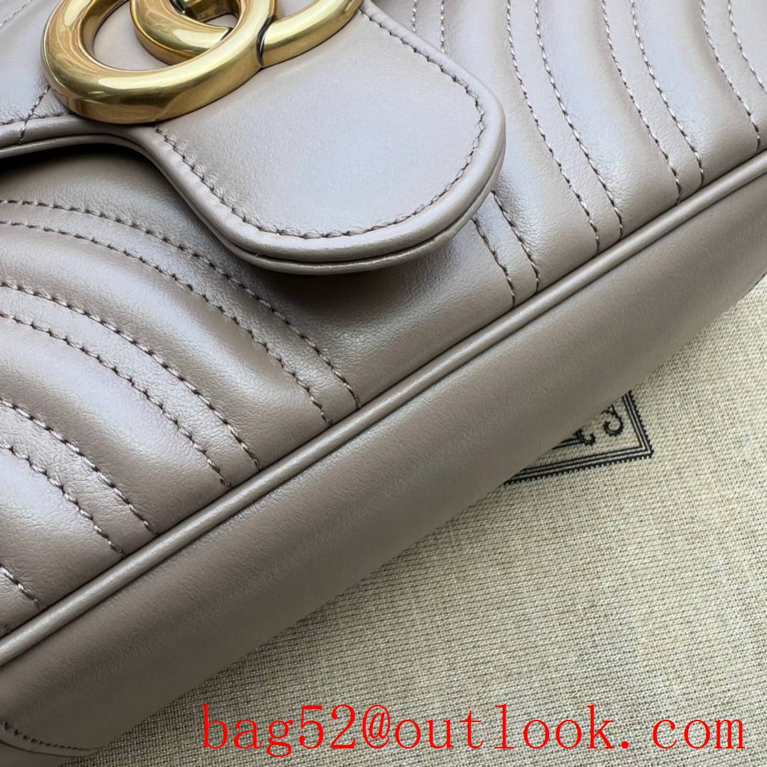 Gucci GG Marmont mini shoulder grey bag