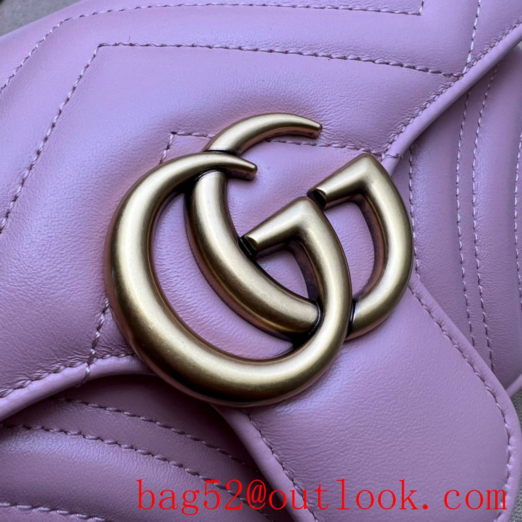Gucci GG Marmont mini shoulder light pink shoulder bag