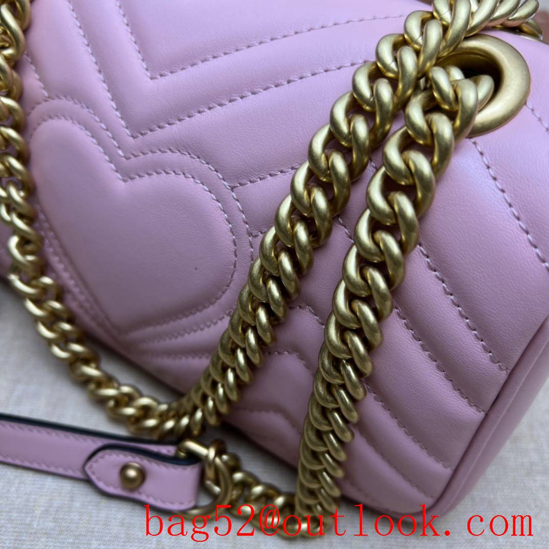 Gucci GG Marmont mini shoulder light pink shoulder bag