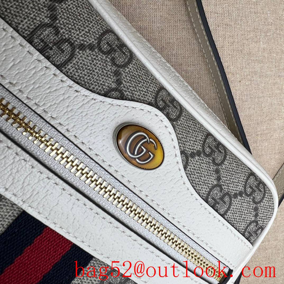 Gucci white Ophidia Collection GG Mini Bag