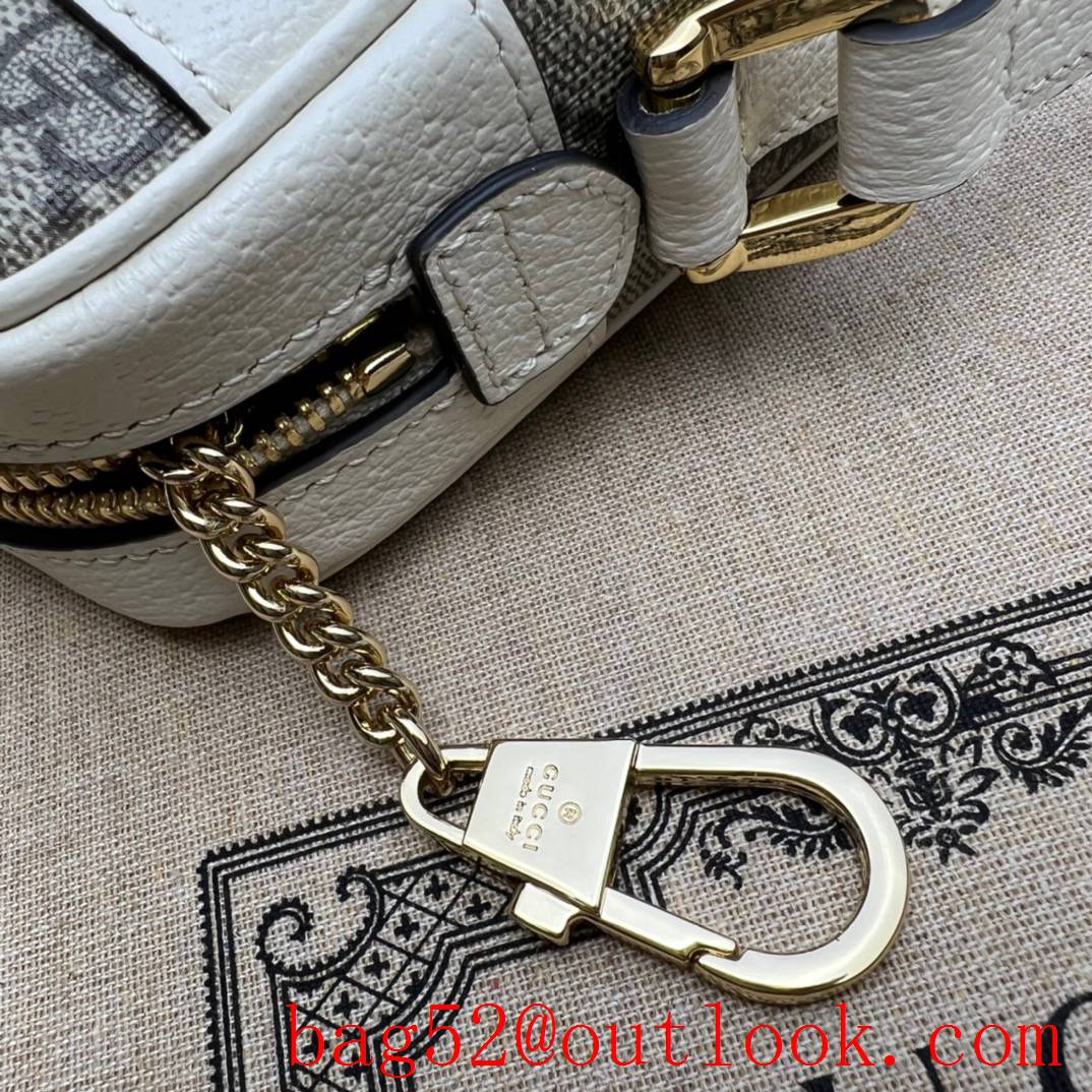 Gucci white Ophidia Collection GG Mini Bag