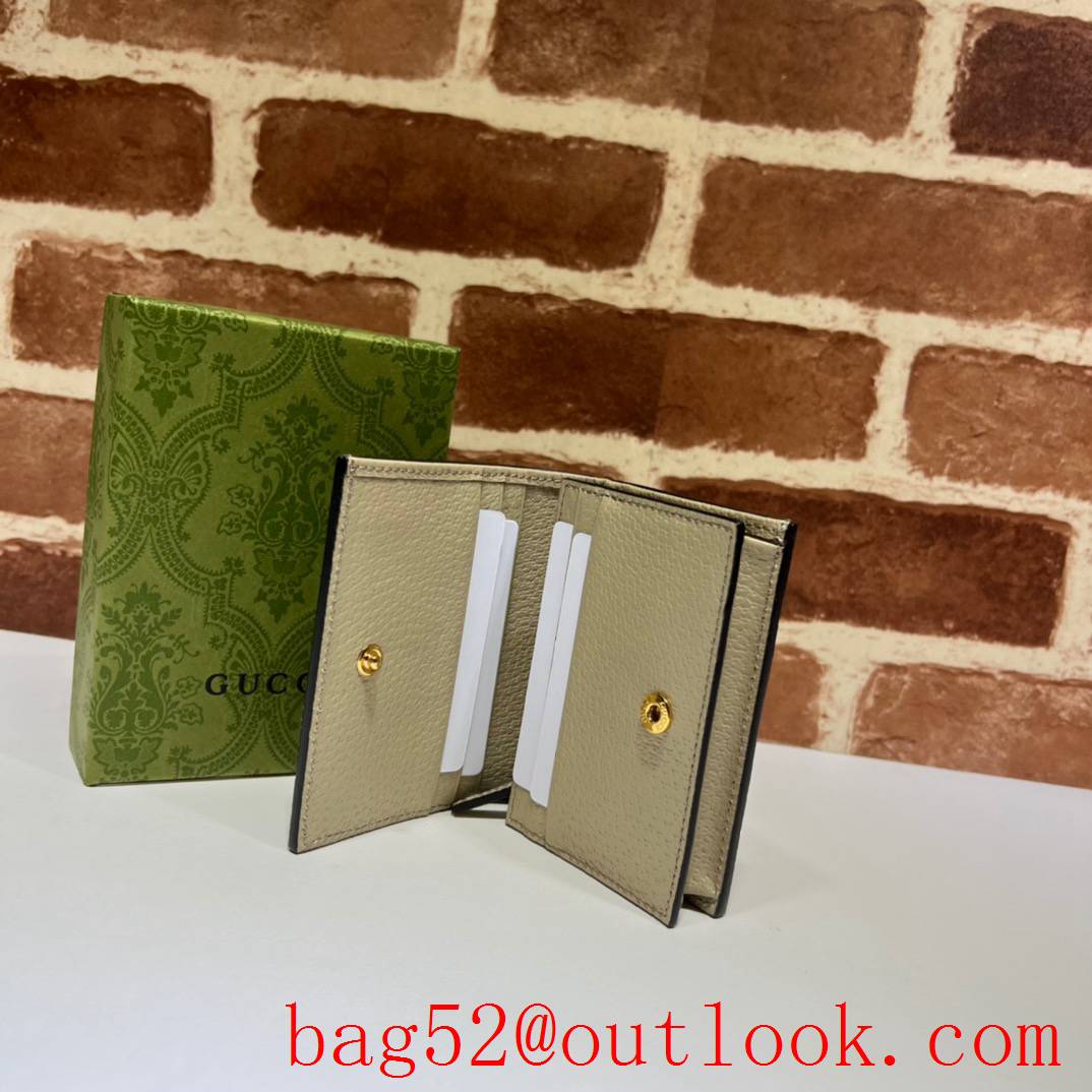 Gucci cream Ophidia Collection women short GG Card Holder