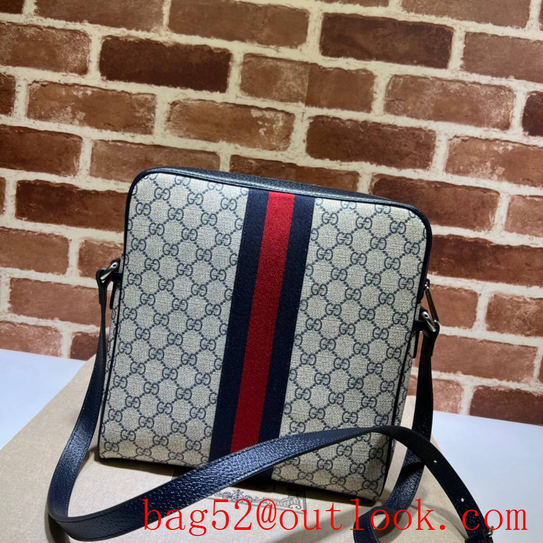 Gucci black square shape Double G shoulder bag