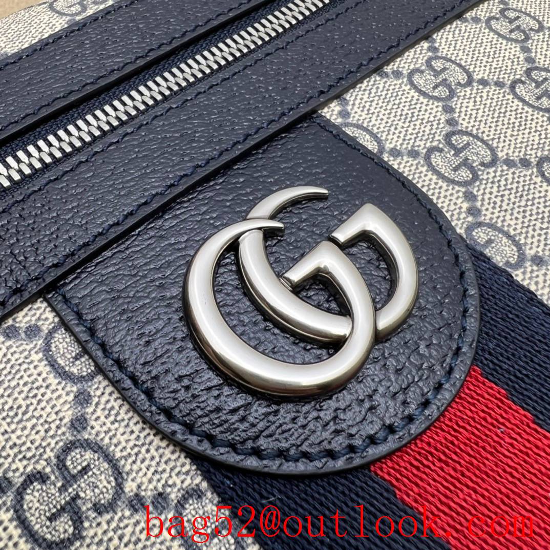 Gucci black square shape Double G shoulder bag