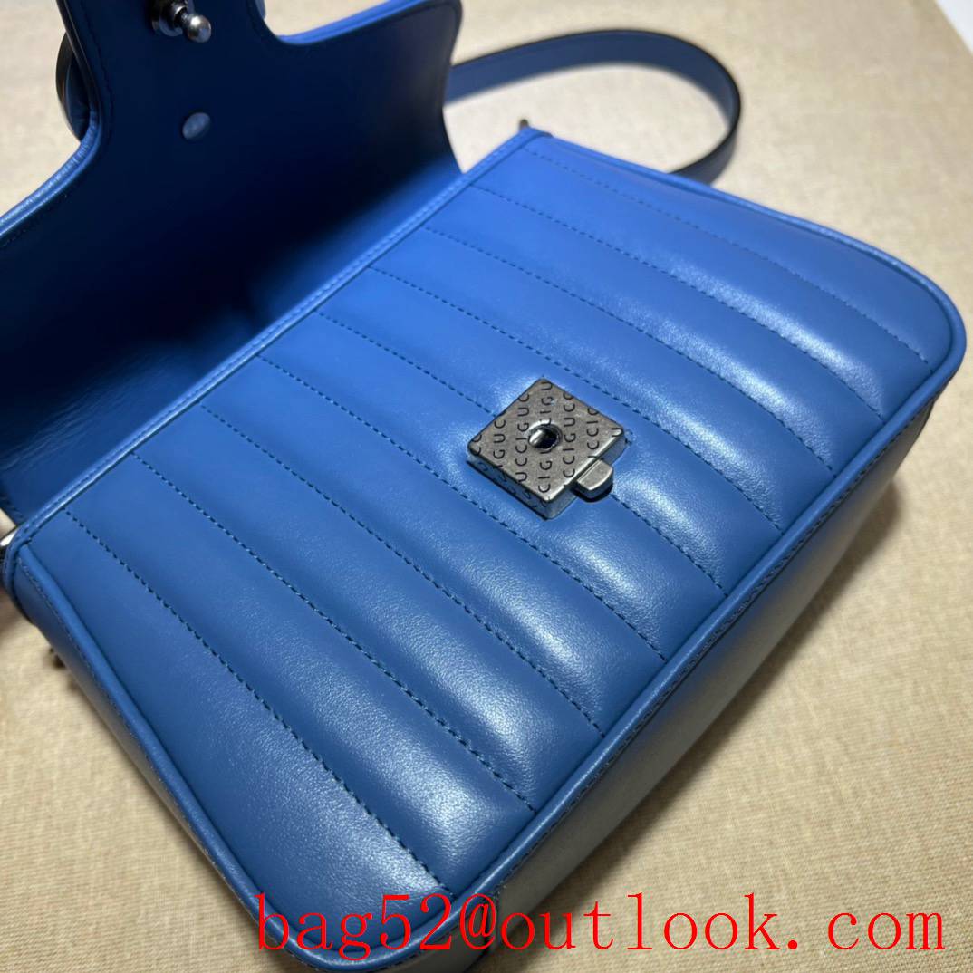 Gucci blue GG Marmont mini tote bag