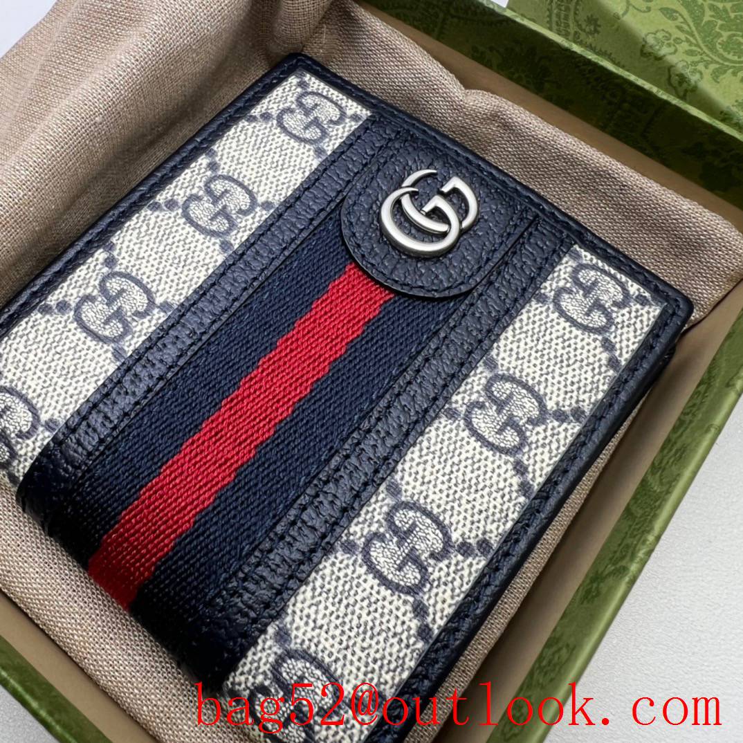 Gucci men Ophidia Collection GG black wallet purse