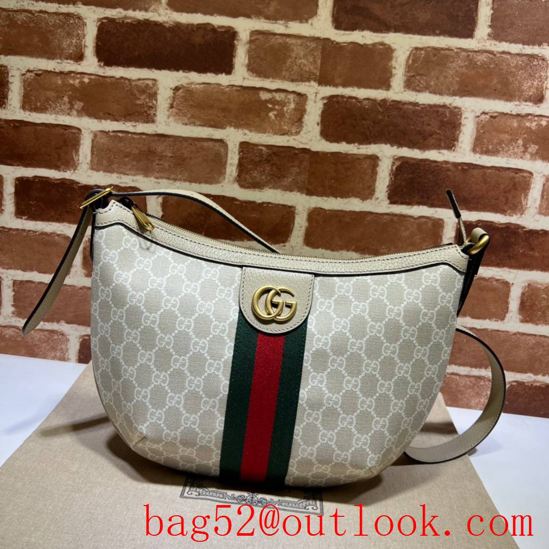 Gucci cream Ophidia GG Small Shoulder double G Bag