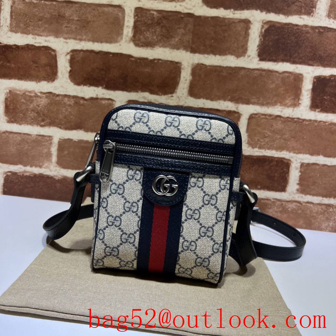 Gucci Ophidia GG Small Shoulder navy blue women bag