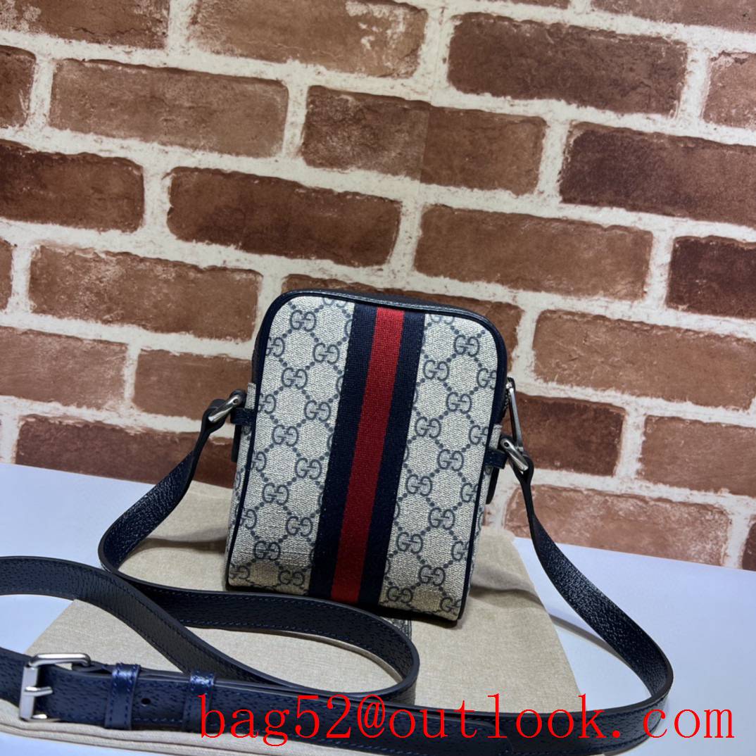 Gucci Ophidia GG Small Shoulder navy blue women bag