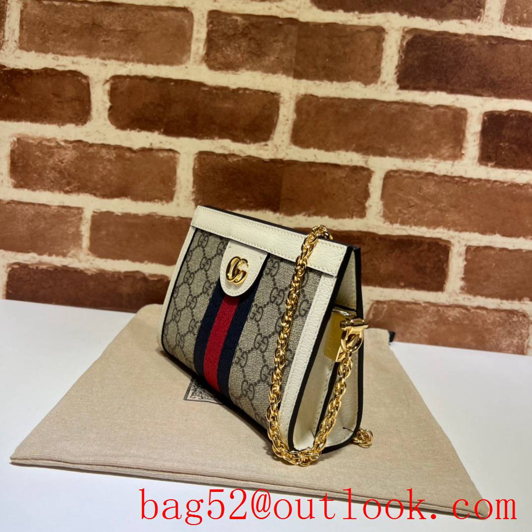 Gucci Ophidia Collection Mini Shoulder white shoulder gold chain Bag