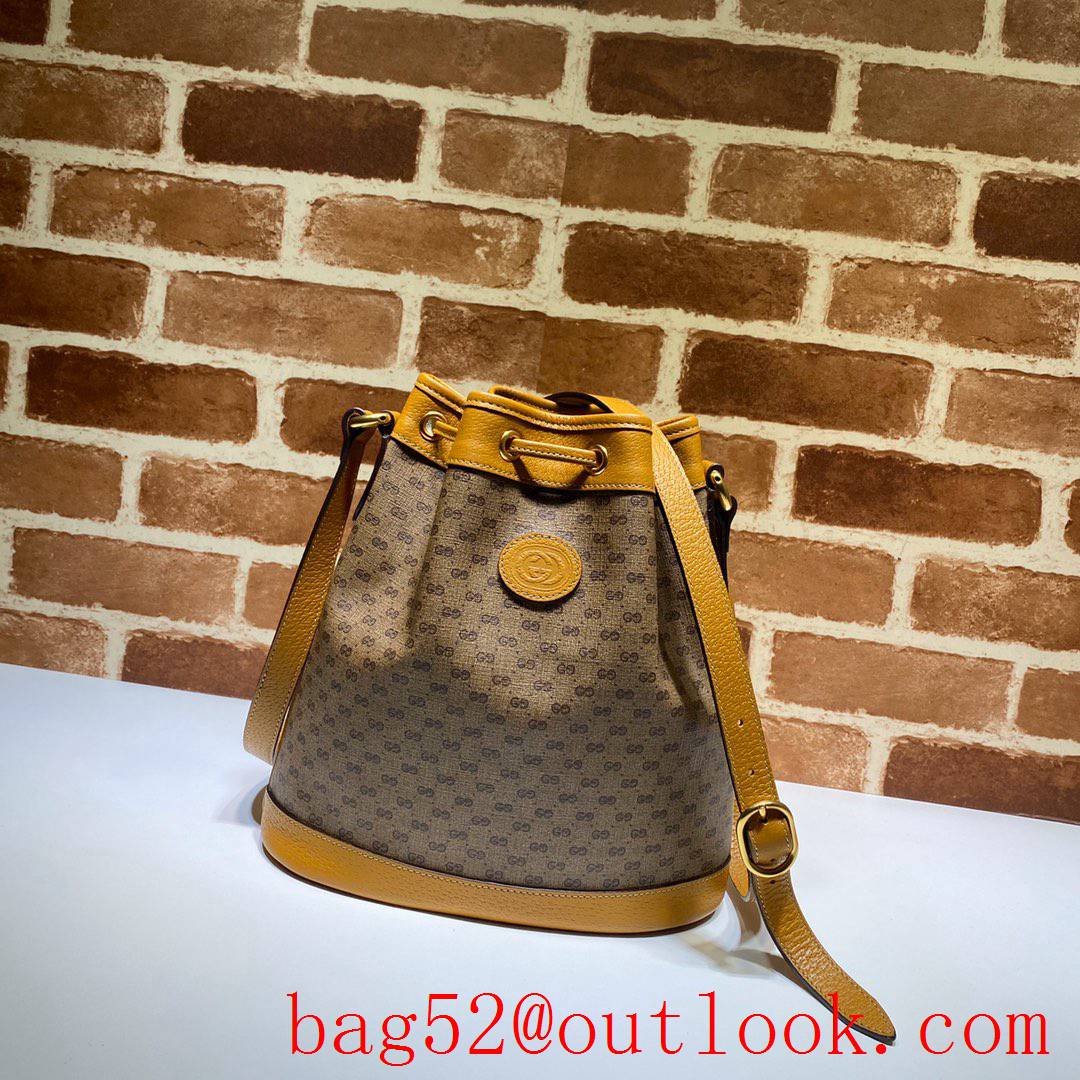 Gucci Mickey brown bucket women bag