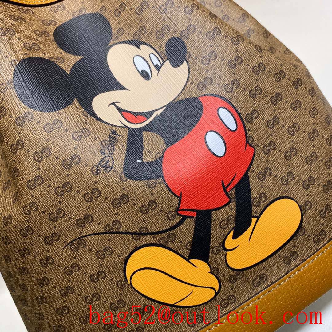 Gucci Mickey brown bucket women bag