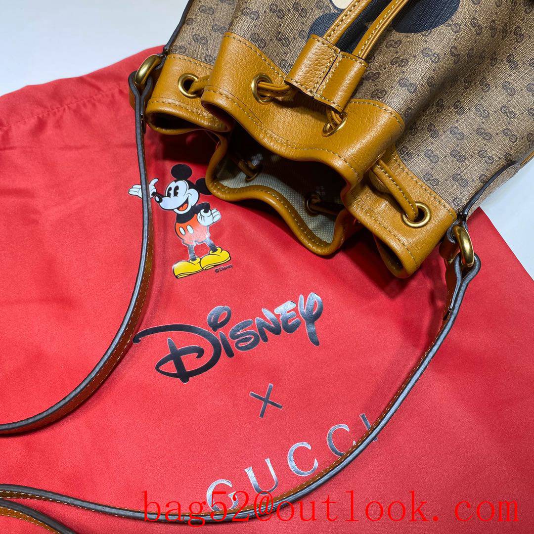 Gucci Mickey brown bucket women bag