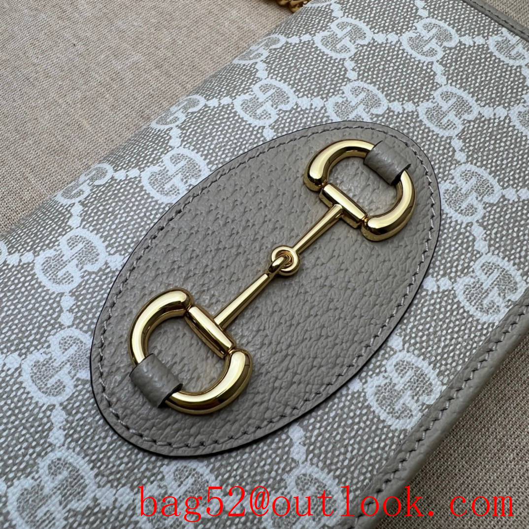 Gucci cream Horsebit 1955 gold Chain shoulder bag