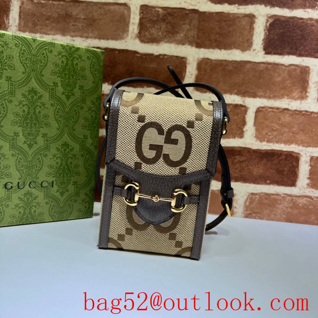 Gucci brown Mini bag with super double G motif shoulder bag