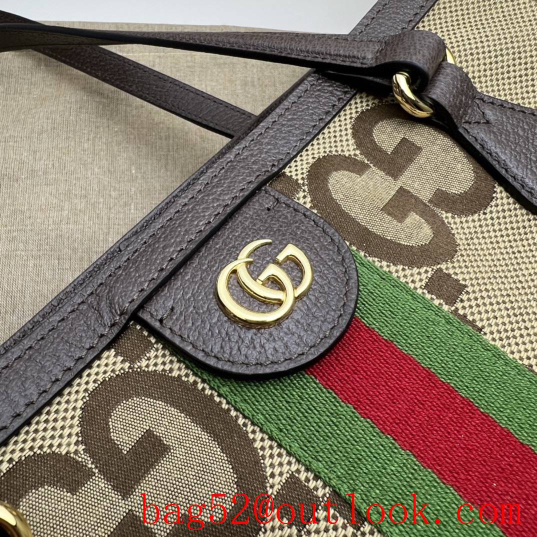 Gucci Ophidia Collection Medium Super Double G Tote brown bag