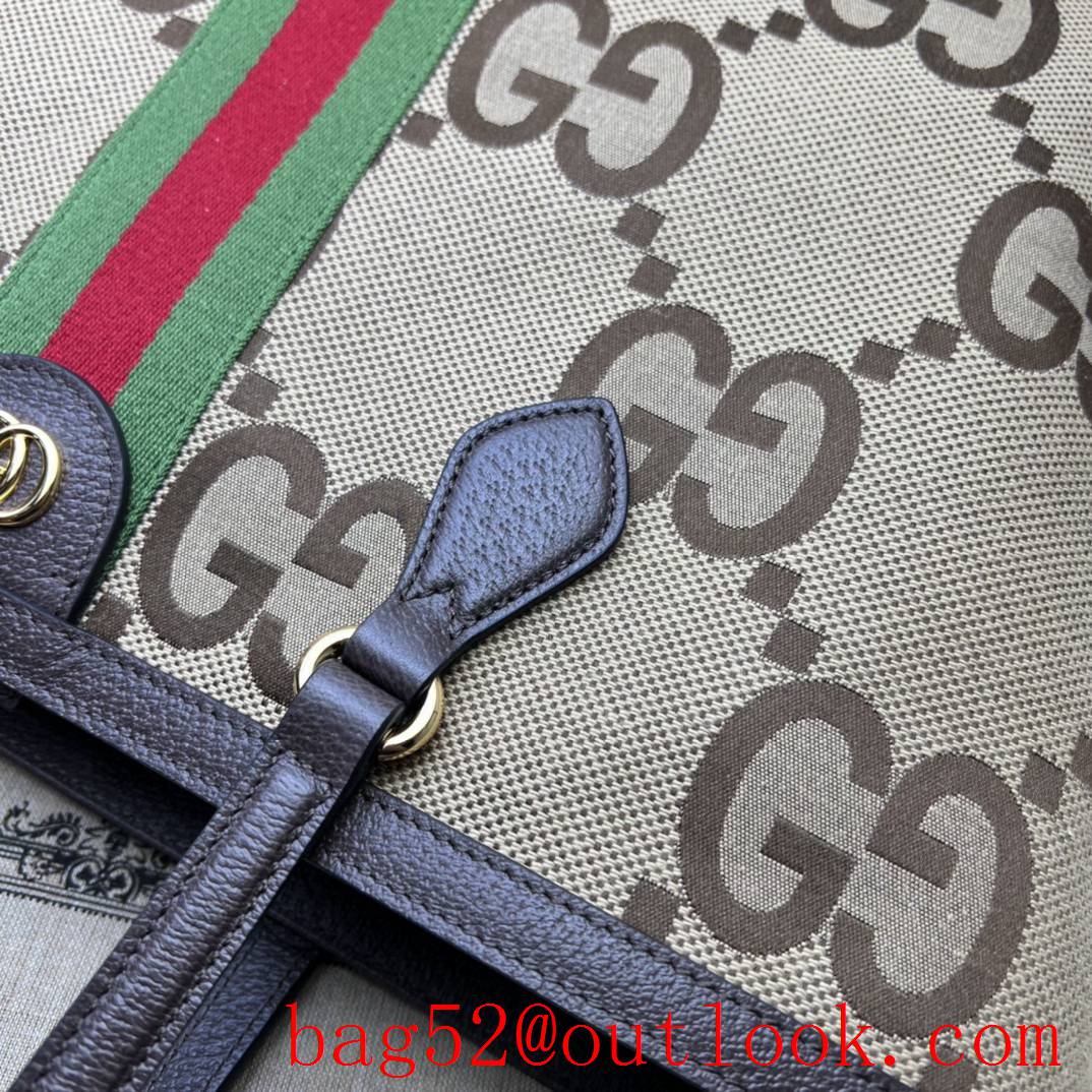 Gucci Ophidia Collection Medium Super Double G Tote brown bag