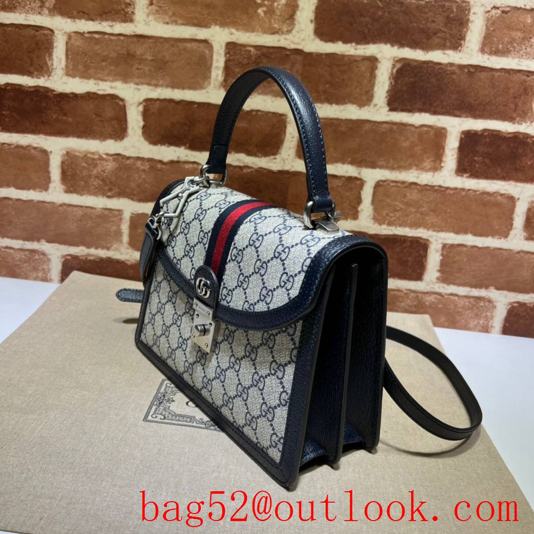 Gucci Ophidia GG Small Tote navy blue Bag