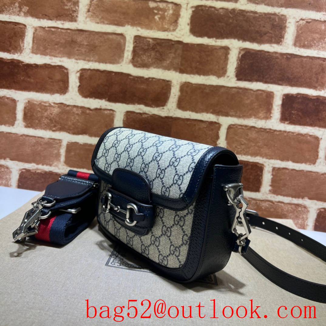 Gucci Horsebit 1955 GG Mini black Bag