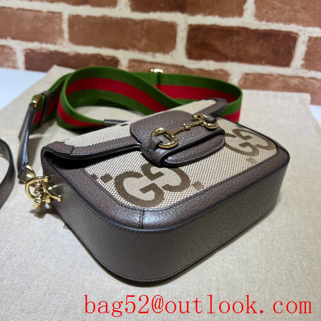 Gucci Horsebit 1955 Super Double G Mini brown Bag