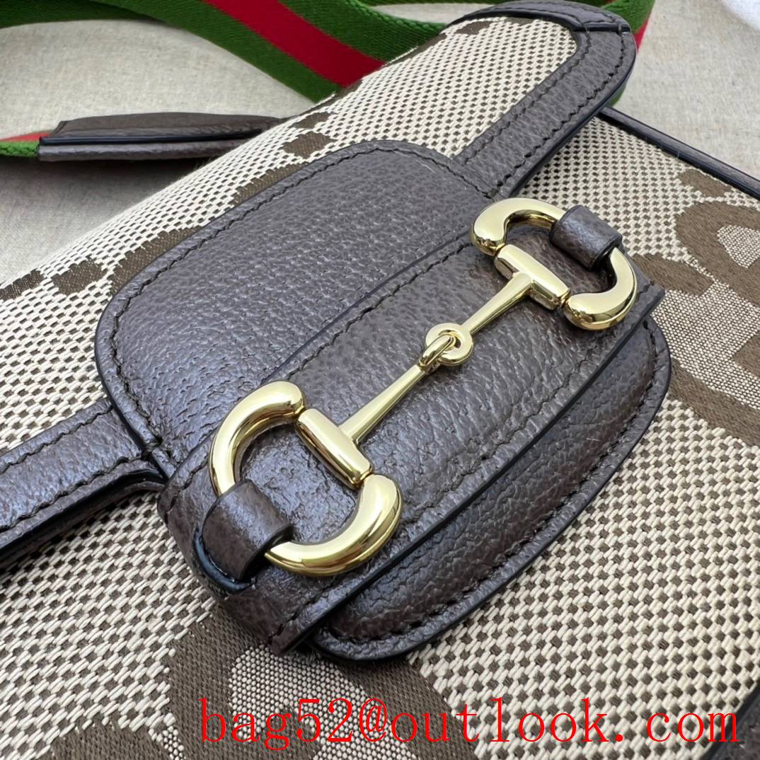 Gucci Horsebit 1955 Super Double G Mini brown Bag