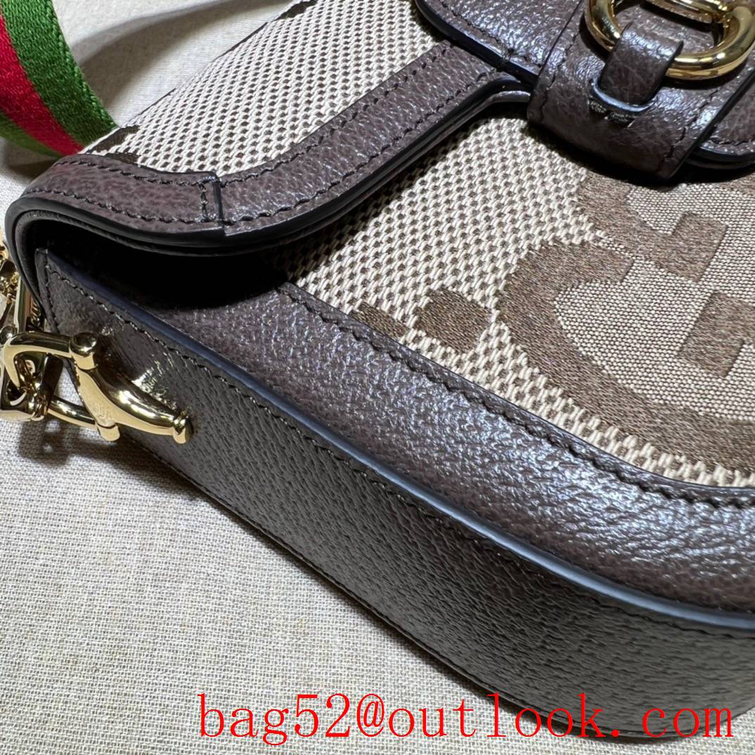 Gucci Horsebit 1955 Super Double G Mini brown Bag