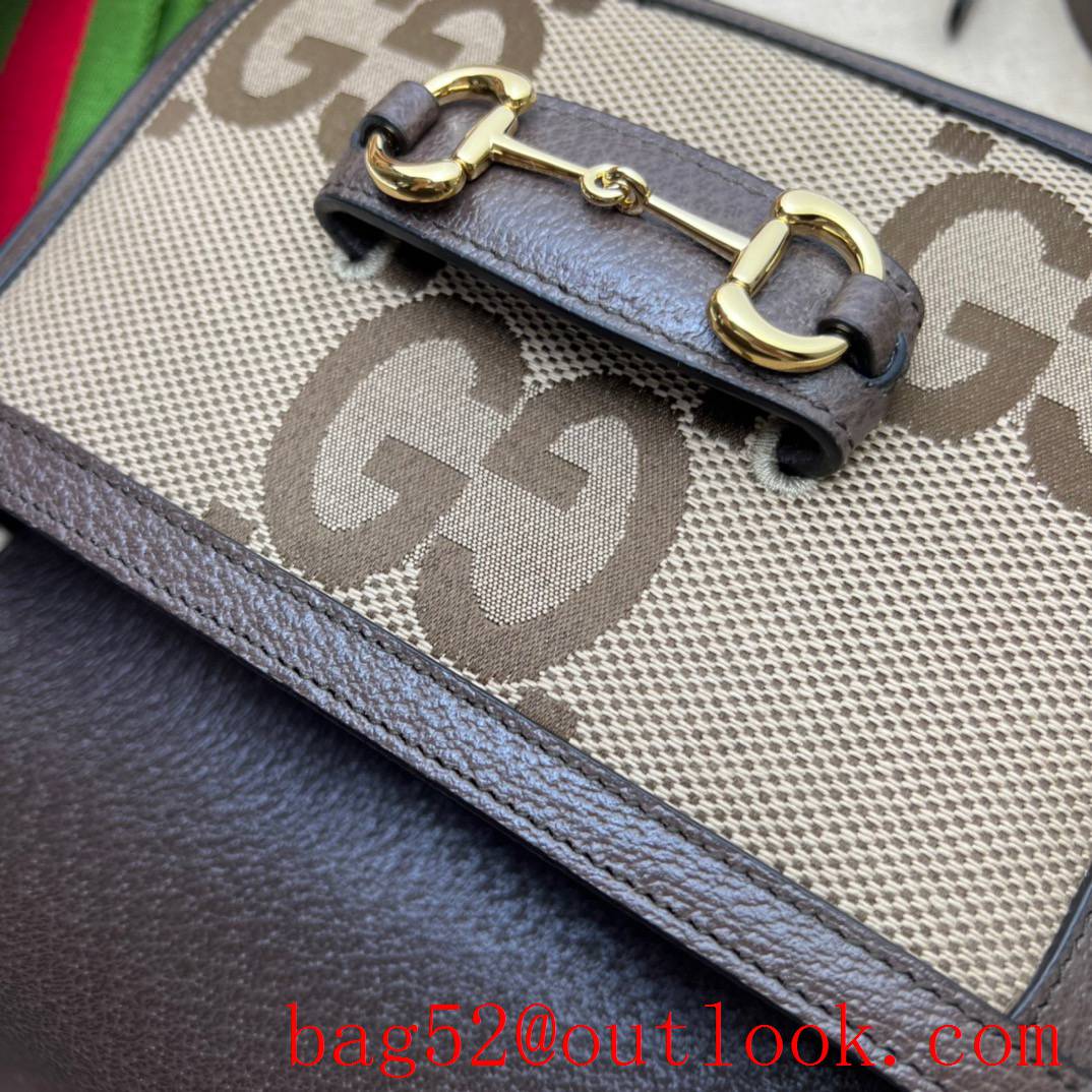 Gucci Horsebit 1955 Super Double G Mini brown Bag