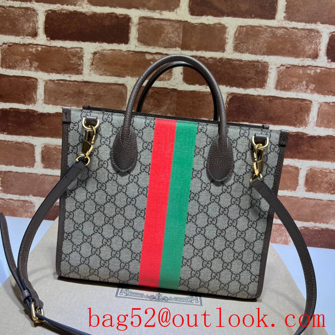 Gucci Chinese New Year Collection brown with red tiger letters large tote bag