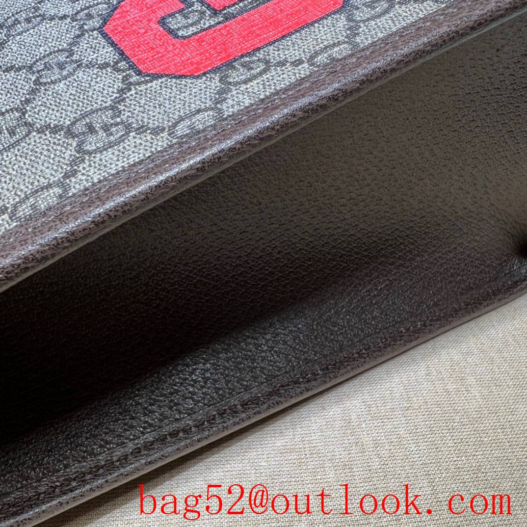 Gucci Chinese New Year Collection brown with red tiger letters large tote bag