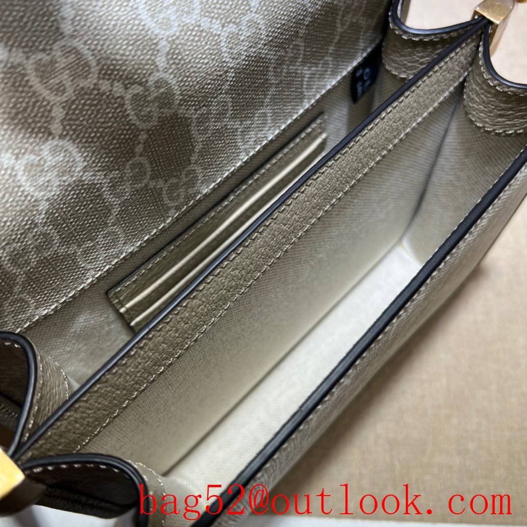 Gucci cream Interlocking Double G Mini Shoulder Bag
