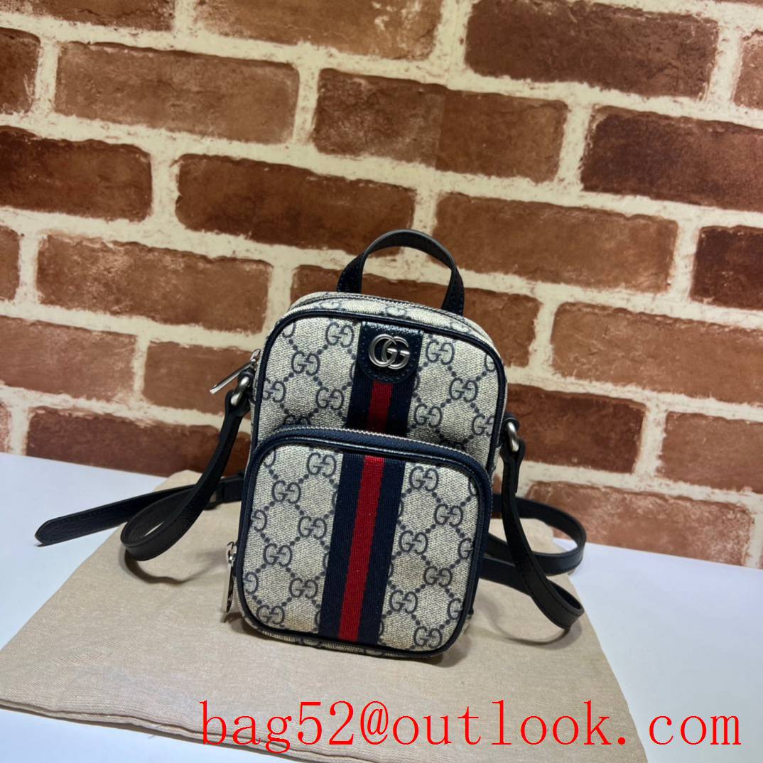 Gucci Ophidia Collection Mini navy blue Bag